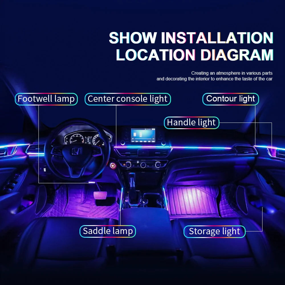 LED Car Ambient Glow Kit™